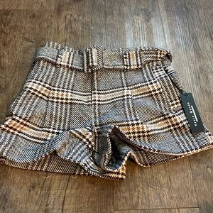 Plaid shorts